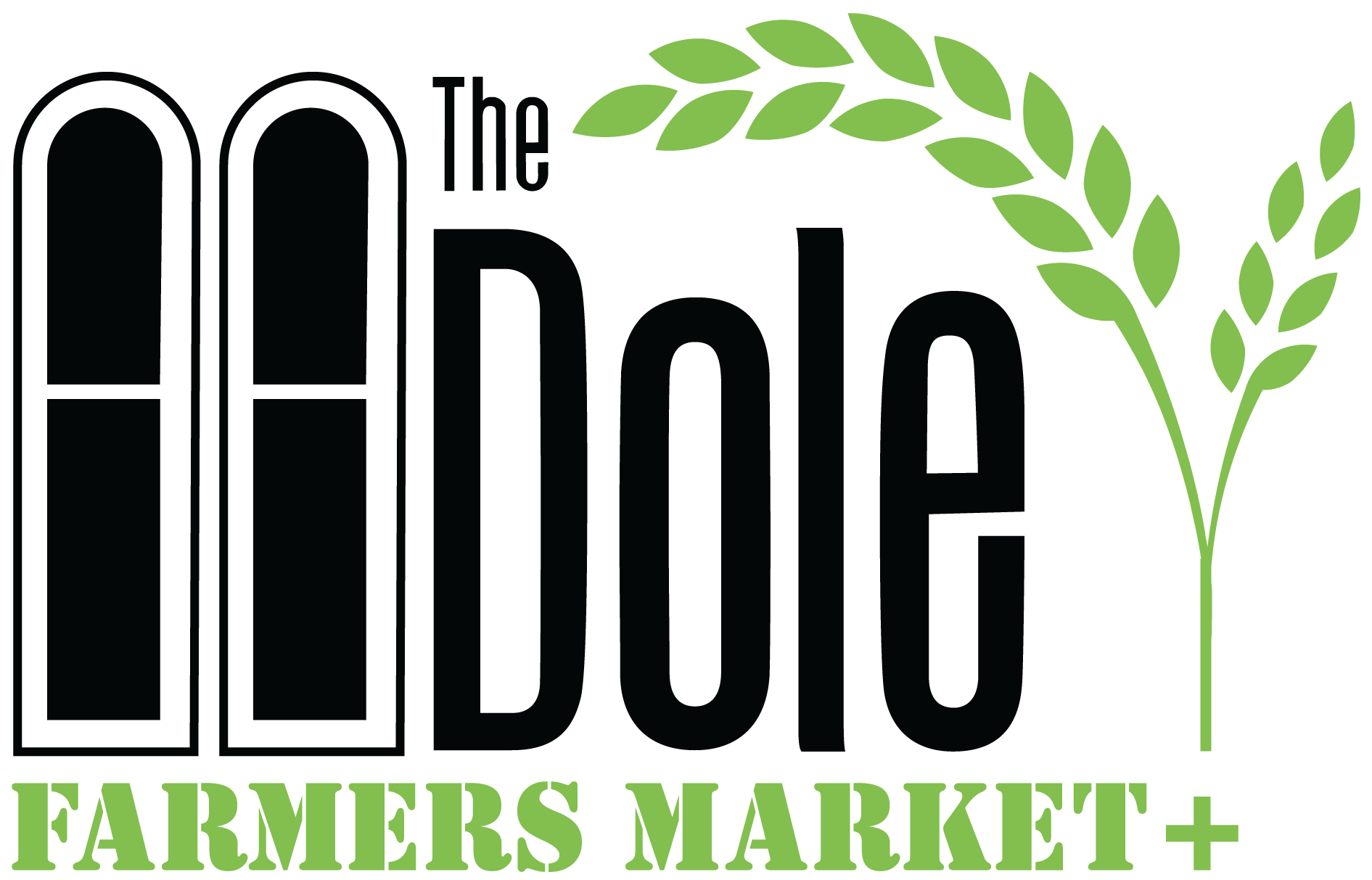 the-dole-fmatd-logo-revised-blk-with-green-2023.07.17 The Dole Farmers Market logo